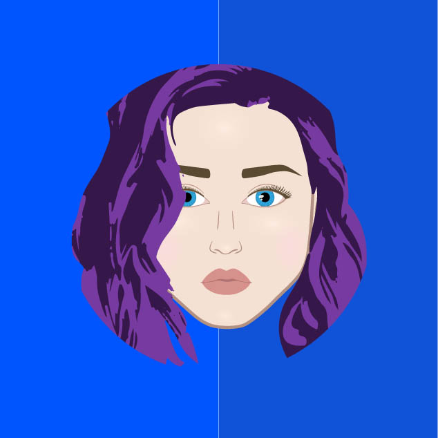 Icono de filtro de saturación tonos fríos