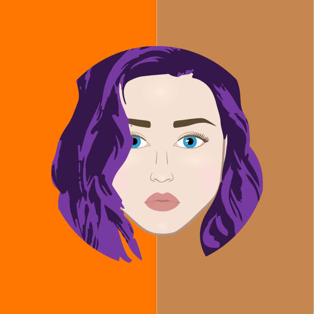 Icono de filtro de saturación tonos cálidos