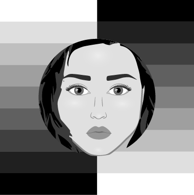 Icono de filtro de contraste