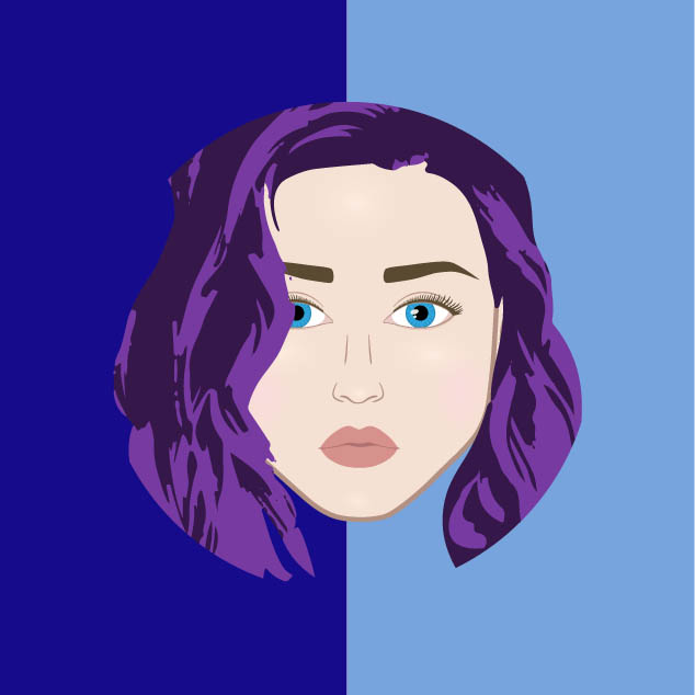 Icono de filtro de valor tonos fríos